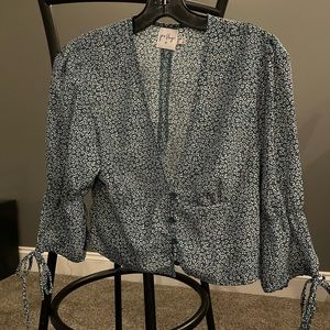 Oh Polly button up blouse Size S